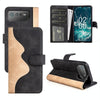 For Asus ROG Phone 6 Stitching Horizontal Flip Leather Phone Case(Black)