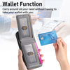 For Samsung Galaxy A32 4G Twill Fabric Leather Vertical Flip RFID Card Bag Phone Case(Gray)
