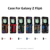 For Samsung Galaxy Z Flip6 VIETAO Integrated Embossed Pattern Full Coverage Phone Case with Wrist Strap(Green)