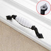 2 PCS 5003_128 Black and White Ceramic Closet Cabinet Handle Pitch: 128mm