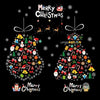 Christmas Window Decoration Poster Santa Claus Elk Snowflake Glass Wall Stickers, Style: SD-01 45x60cm