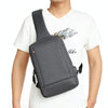 OUMANTU 903 Oxford Cloth Chest Bag Business Casual One-shoulder Crossbody Bag(Grey)