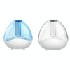 K11 1500ml Transparent Humidifier Household Mute Small Air Purifier Large-Capacity Ultrasonic Humidifier, CN Plug(White)