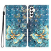 For Samsung Galaxy A56 5G 3D Pattern Leather Phone Case(3D Butterfly)