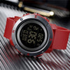 SANDA 361 Fashionable Night Light Sports Children Electronic Watch Multi Functional Personality Night Light Men Waterproof Watch(Red)