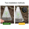 2pcs Field Plant Nursery Protection Cover Seedling Windproof Insulation Shields, Style: Tapered