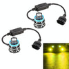 1 Pair H11 27W / DC12V Car Aluminum Alloy LED Headlight (Gold Light)