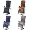 125x48x8cm Thickened Soft Home Recliner Cushions Garden Rocking Chair Cushions(Navy Blue)