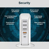 PD-36W PD3.0 + QC3.0 4-port USB Mobile Phone Charging Sailboat Multi Port Charger, US Plug