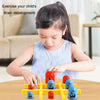 Sets Of Tic Tac Toe Chess Game Linking Parent-Child Interactive Educational Family Toys(Red Blue)