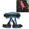 XINDA XDA9516 Outdoor Rock Climbing Polyester High-strength Wire Adjustable Downhill Whole Body Safety Belt(Blue)