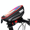 WILD MAN E1 Waterproof Front Bag MTB Mobile Phone Sets Bicycle Tube Bag Riding Accessories(Red)