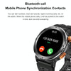 M52 1.43 inch Screen IP68 Waterproof Smart Watch, Support Bluetooth Call / Heart Rate (Blue)