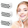 3PCS 4th Generation Masseter Ball Mandibular Trainer Facial Muscle Trainer Silicone Face-Lifting Device(White)