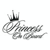 Princess Baby Pattern Car Decal Reflective Laser Vinyl Car Sticker, Size: 16.5x10.9cm(Black)
