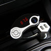 GT86 Dual USB Charger Car Bluetooth FM Transmitter Kit, Support LCD Display / TF Card Music Play / Hands-free(Silver)