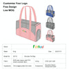 FUNADD Breathable Pet Carrier Bag, Grey - Portable & Durable
