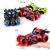3 in 1 Alloy Catapult Car Model With Lights And Music(Red)