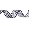 10m Halloween Decoration Gold-stamped Cartoon DIY Bow Ribbon(Black Skeleton)