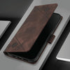 For Asus ROG Phone 8 Skin Feel Embossed Leather Phone Case(Brown)