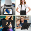 For Samsung Galaxy Tab A8 10.5 2021 Rotary Grab Silicone + PC Tablet Case(Black)