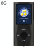 1.8 inch TFT Screen Metal MP4 Player With 8G TF Card+Earphone+Cable(Black)