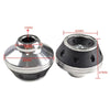 1pair Motorcycle CNC Modification Accessories Drop-proof Aluminum Alloy Fork Cup(Silver)