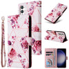 For Samsung Galaxy S25 5G Marble Bronzing Stitching Leather Phone Case(Rose Gold)