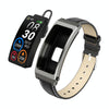 K13S 1.14 inch TFT Screen Leather Strap Smart Calling Bracelet Supports Sleep Management/Blood Oxygen Monitoring(Tarnish)