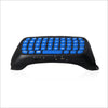 DOBE TP4-022 2.4G Wireless Controller Keyboard ABS Game Keyboard for PS4 / Slim(Blue)