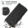 For Samsung Galaxy S24 FE 5G YM016 Rhombic Zipper Card Wallet Leather Phone Case with Lanyard(Black)