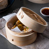 Xiaolongbao Bamboo Steamer Household Steamed Dumpling Cage Drawer Multi Layer Deepened Bamboo Steaming Rack, Size:13cm Cage