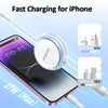 ROMOSS PD100W 3-In-1 Retractable Data Cable Type-C/USB-C To 8 Pin & Type-C & Micro Line 1.1m(Purple)