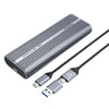 ORICO ACOM2-U4 40Gbps M.2 NVMe SSD Enclosure(Grey)