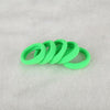 20pcs / Pack Girls Kids Rubber Bands Ponytail Holder Elastic Hair Bands(Fluorescent Green)