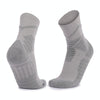 Men Basketball Socks Shock Absorption Mid-Tube Sports Socks, Size: Free Size(Light Gray)