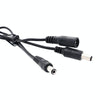 12V DC Power Cable 0.3m Male to Male/Female