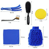 15 PCS / Set Car Cleaning Brush Wax Sponge Car Wash Tool Brush