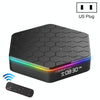 T95Z Plus 8K WiFi6 Android 12.0 Smart TV Box with Remote Control, 4GB+32GB, Allwinner H618 Quad-Core(US Plug)