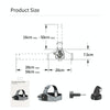 TELESIN Head Strap Double Mount Skidproof Multiangle Adjustment for Action Camera Accessories