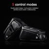 Rhinowalk Bicycle Front Tube Bag Waterproof Mobile Phone Touch Screen Multi-function Bicycle Handlebar Bag(Carbon Fiber Black)