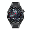 HDT 3 Max 1.6 inch Leather Band IP67 Waterproof Smart Watch Support Bluetooth Call / NFC(Black)
