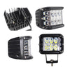 4 inch 45W 4500LM LED Work Light Bar Side Shooter Combo Beam White+Yellow Driving Offroad