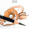 1 Box Marco Pencil Sketch Brush Art Painting Tool, Style: 7010 Black Medium Carbon