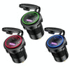 Car Motorcycle Ship Modified USB Charger Waterproof PD + QC3.0 Fast Charge, Model: Blue Light With Terminal