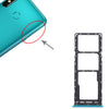 For Infinix Hot 10s NFC/Hot 10s/Hot 10T SIM Card Tray + SIM Card Tray + Micro SD Card Tray (Green)