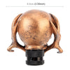 Universal Vehicle Car Creative Skull Double Heads Shaped Shifter Cover Manual Automatic Gear Shift Knob (Bronze)