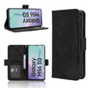 For Samsung Galaxy M56 5G Skin Feel Calf Texture Card Slots Leather Phone Case(Black)