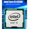 HYSTOU K4 Windows 10 or Linux System Mini ITX PC, Intel Core i5-4200U 2 Core 4 Threads up to 1.60-2.60GHz, Support mSATA, WiFi, 8GB RAM DDR3 + 128GB SSD