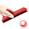 For Samsung Galaxy A06 5G Magnetic Buckle Retro Texture Leather Phone Case(Red)